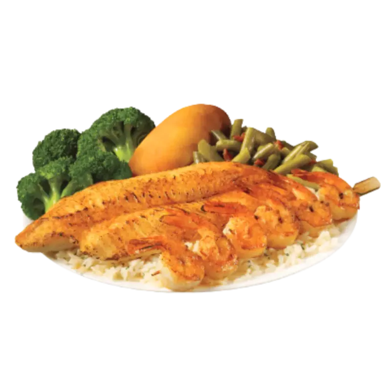 Captain D’s — Grilled Fish Plate