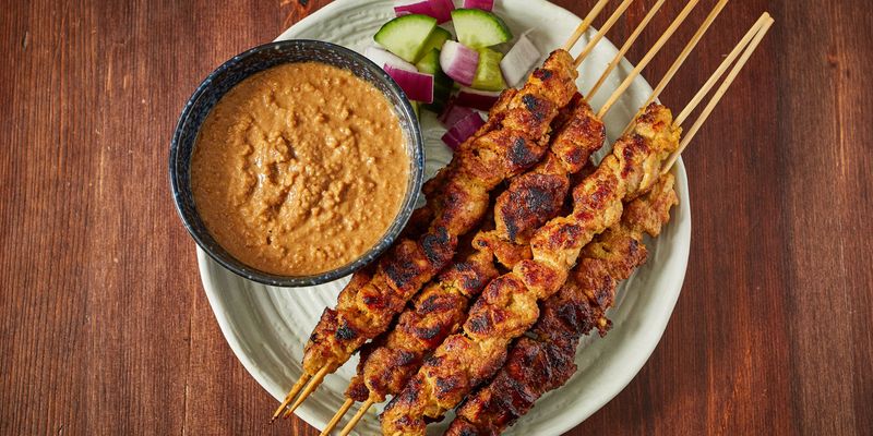 Satay With Peanut Sauce (Indonesia/Malaysia/Thailand)