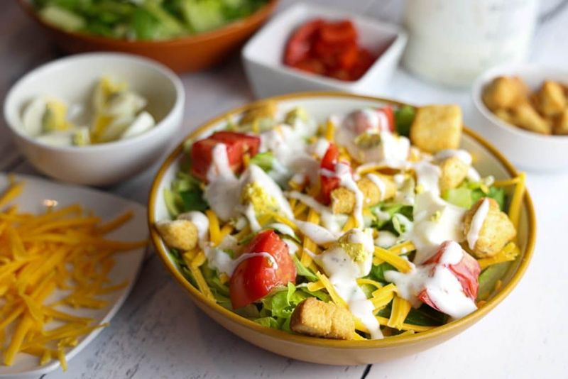 House Salad with Homemade Ranch (Upgrade the Side)