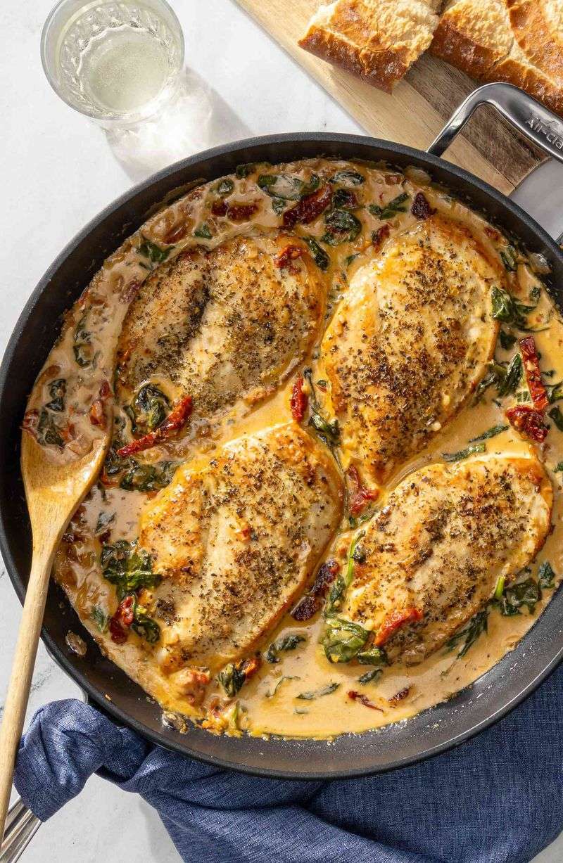 One-Pan Creamy Tuscan Chicken