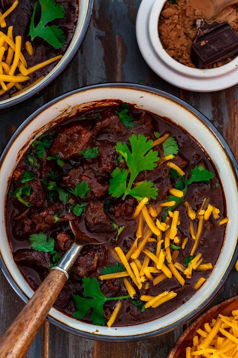 Mole-Inspired Chocolate Chili