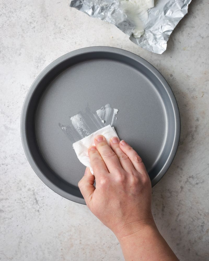 Skipping a quick grease of the dish