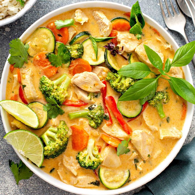 Thai Coconut Curry (Red or Green)