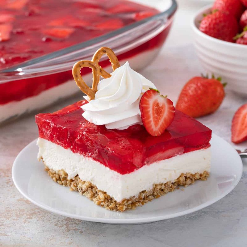 Strawberry Pretzel Salad