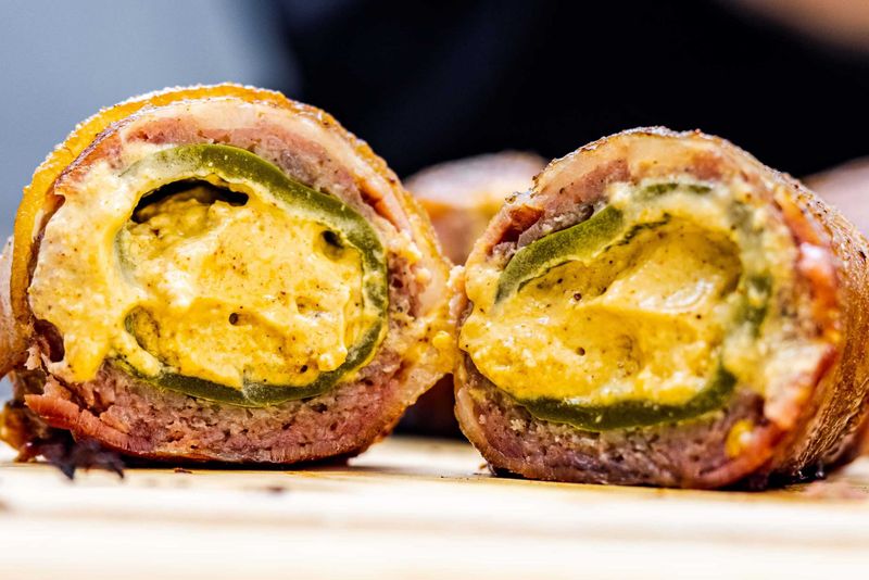 Armadillo Eggs Queso Fundido