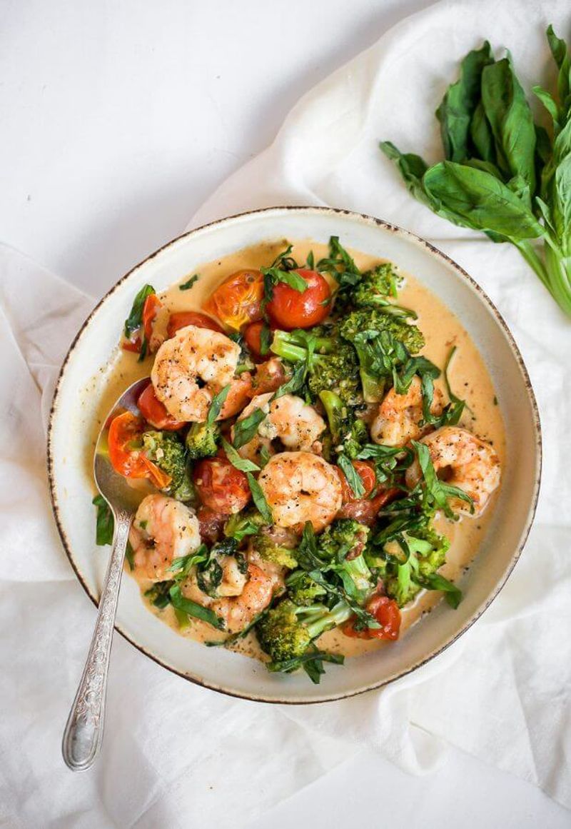 Keto Tuscan Butter Shrimp