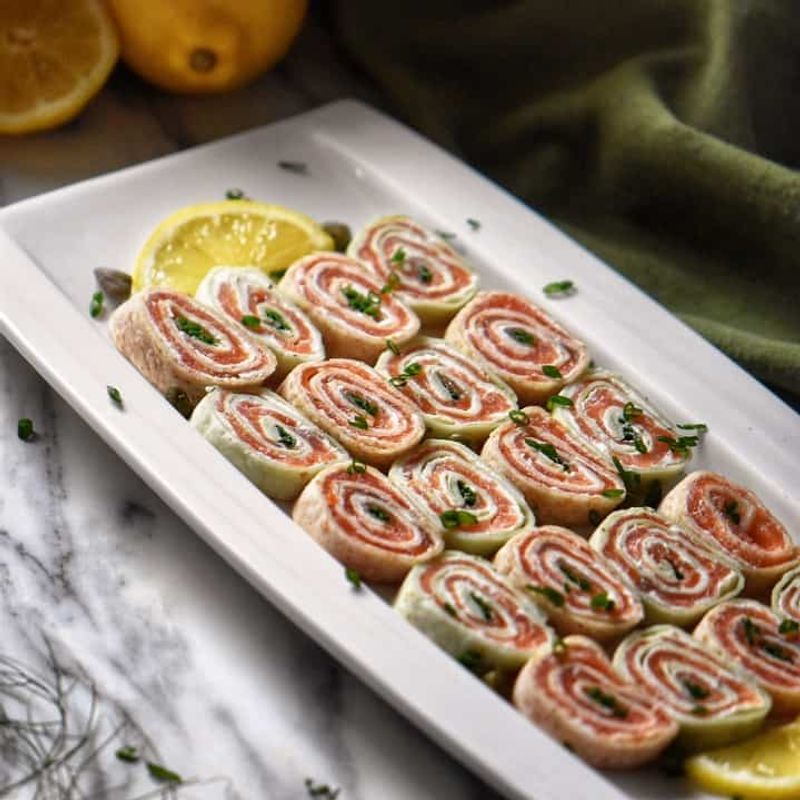 Smoked Salmon Pinwheels