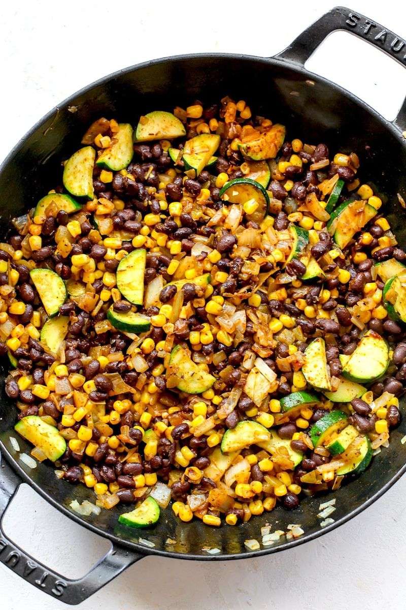 Zucchini and Corn Tex Mex Bake