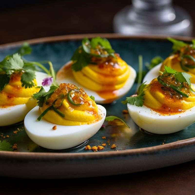 Curry Deviled Eggs