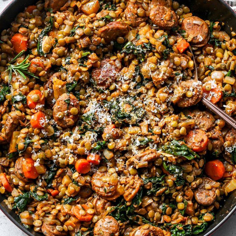 Kielbasa and Lentils