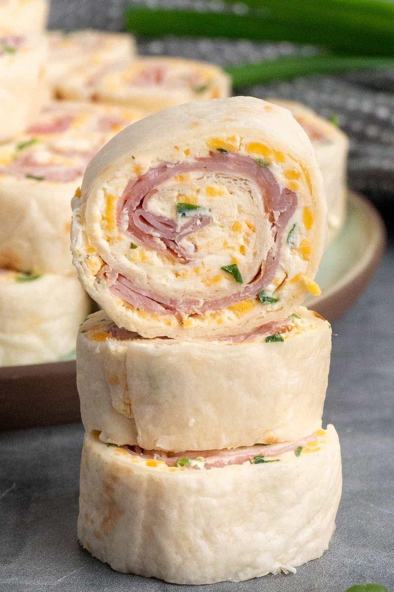 Ham and Swiss roll ups