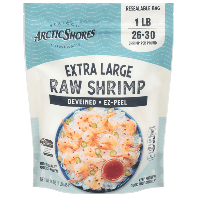 Frozen Shrimp (Raw or Cooked, Big Bag)