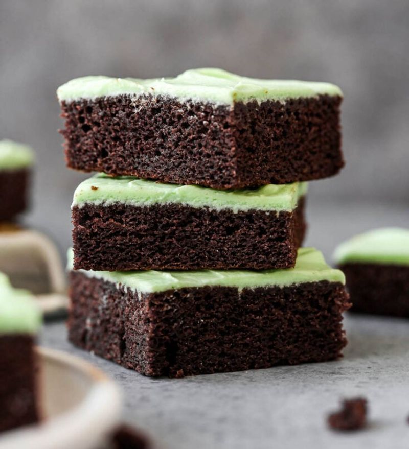 Chocolate Mint Sheet Cake