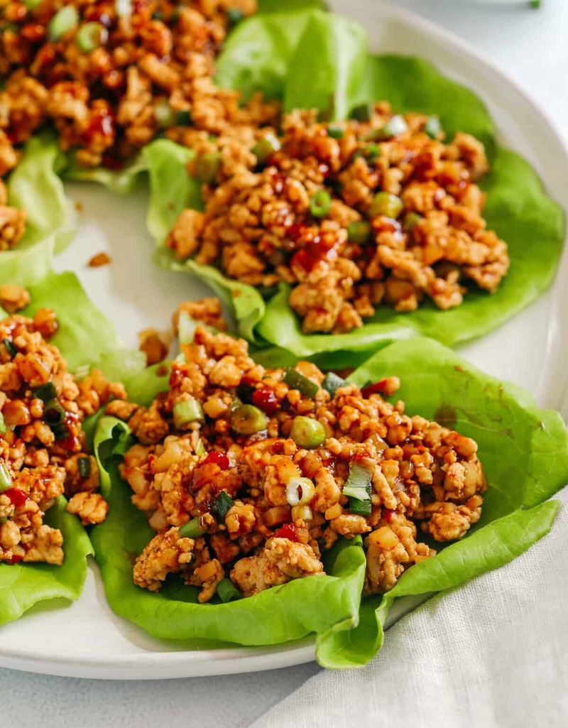 Gochujang Turkey Lettuce Cups
