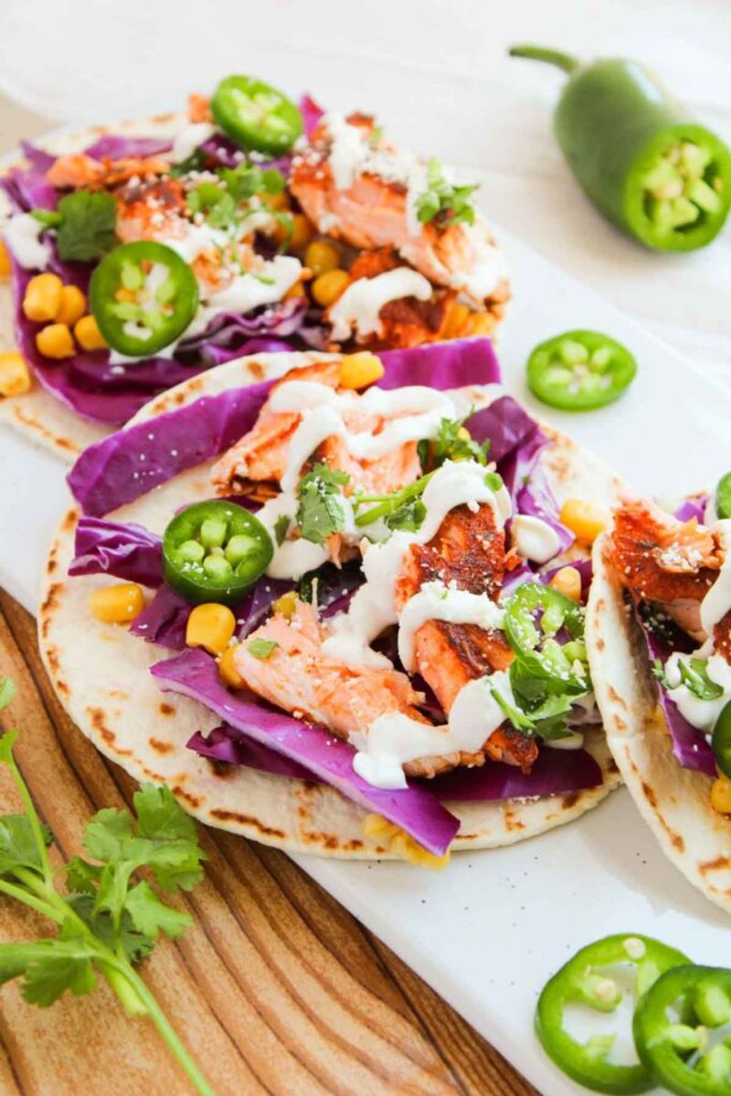 Salmon Tacos