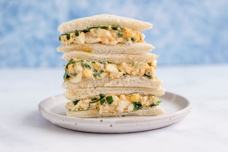 Egg Salad Tea Sandwiches