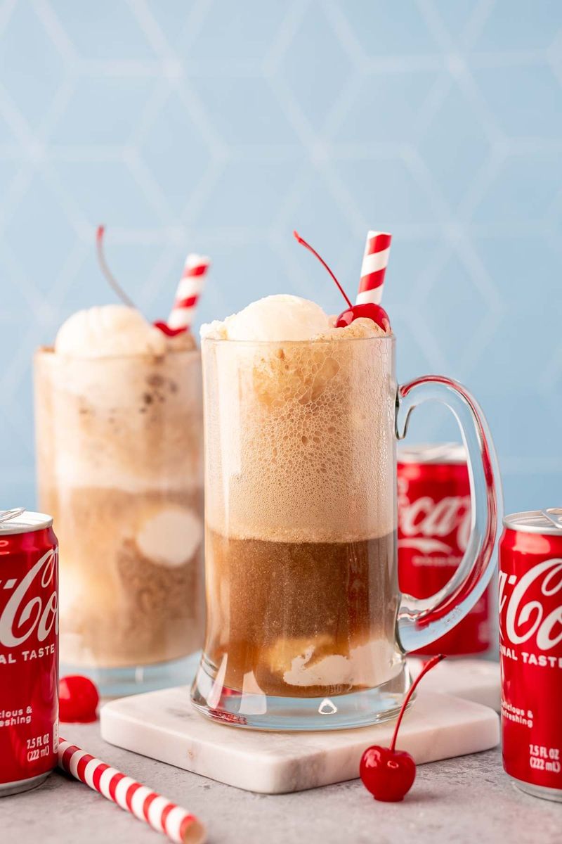 Ice Cream Float with Cola