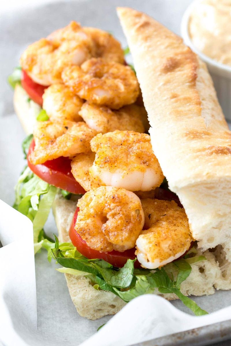 Shrimp Po’Boy Sandwiches