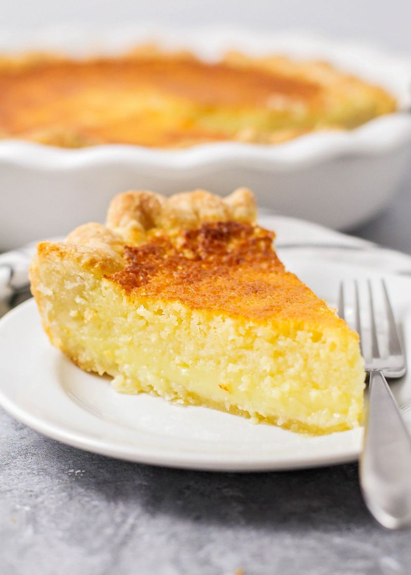 Buttermilk Pie Slices