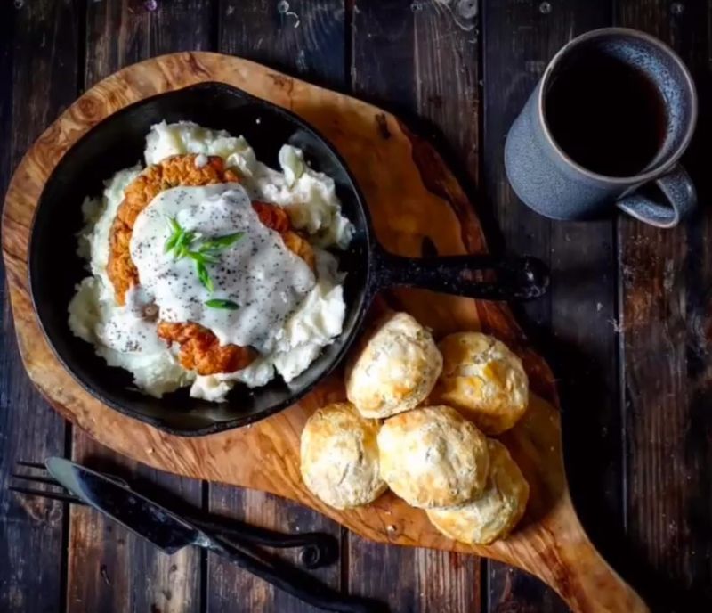 Chicken-Fried Steak with Gravy