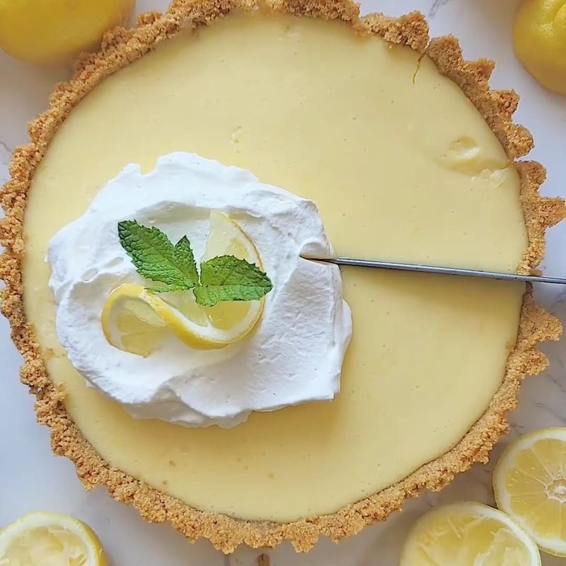 Vintage Lemon Icebox Pie