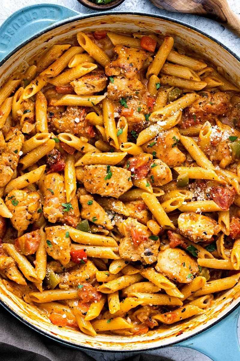 Cajun Chicken Pasta (Party Version)