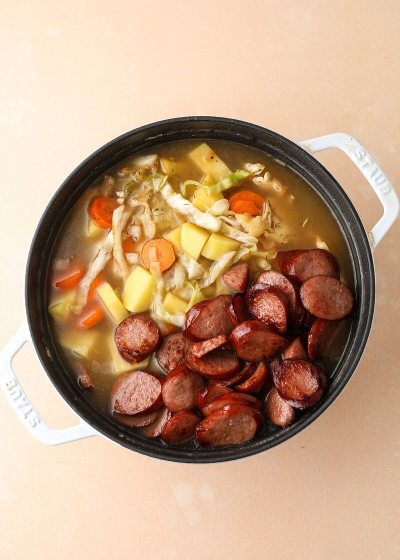 Kielbasa and Cabbage Soup