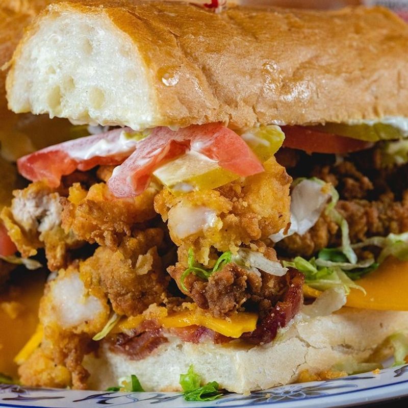 Classic Fried Oyster Po’boy — Johnny’s Po-Boys, New Orleans, LA