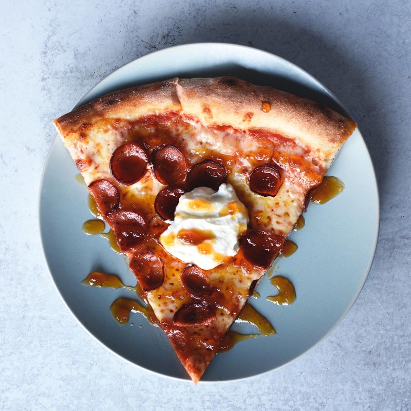 Pepperoni Pizza with Hot Honey