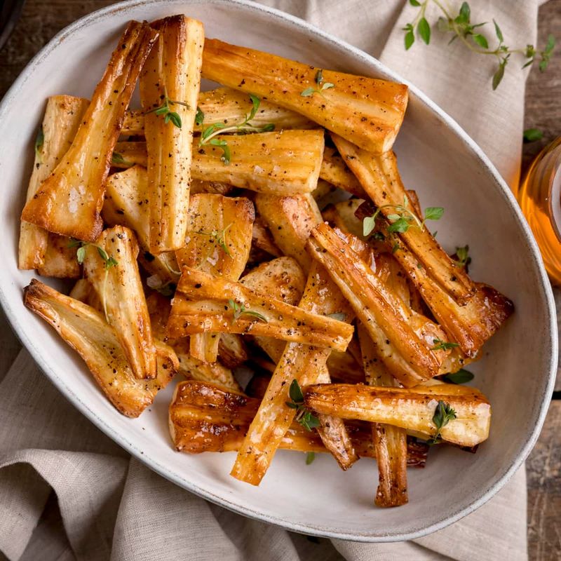 Honey-Roasted Parsnips