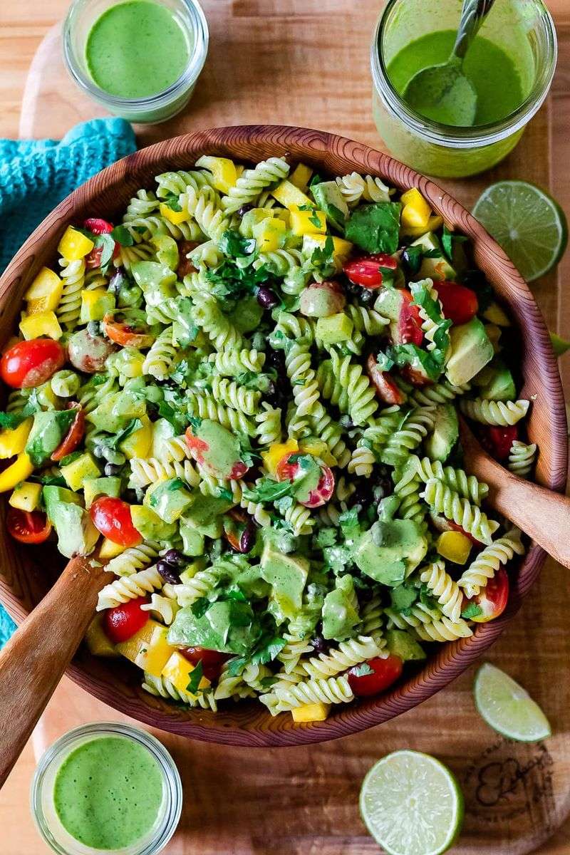 Avocado Lime Pasta Salad