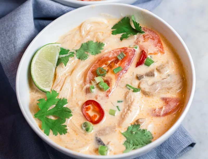 Thai Coconut Chicken Soup