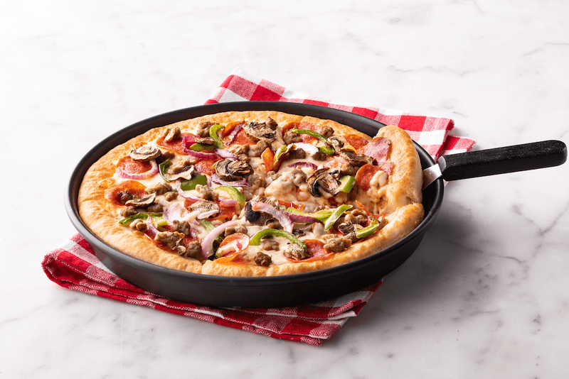 Pizza Hut Pan Pizza - New Pan & Dough