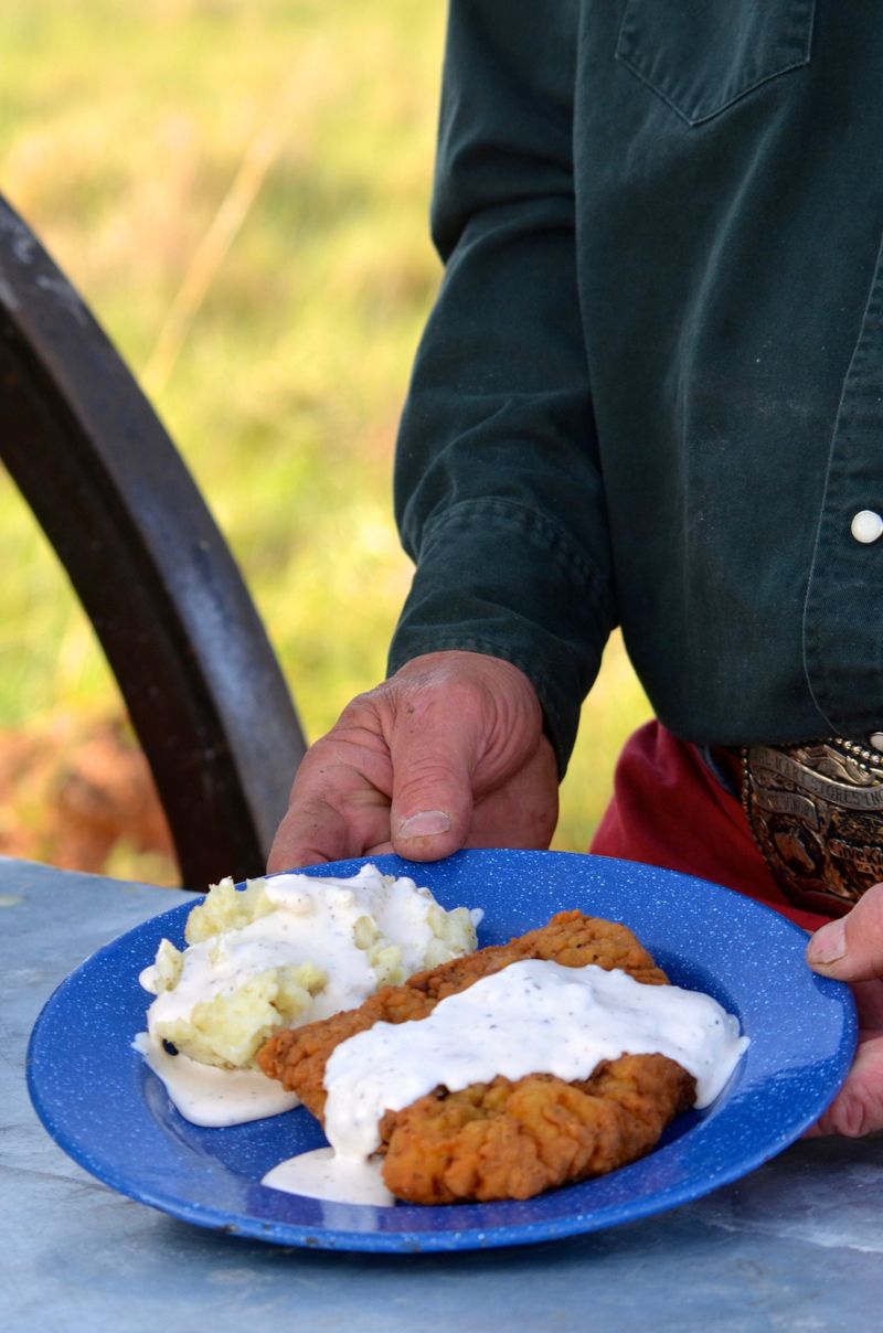 Fried Steak with Gravy