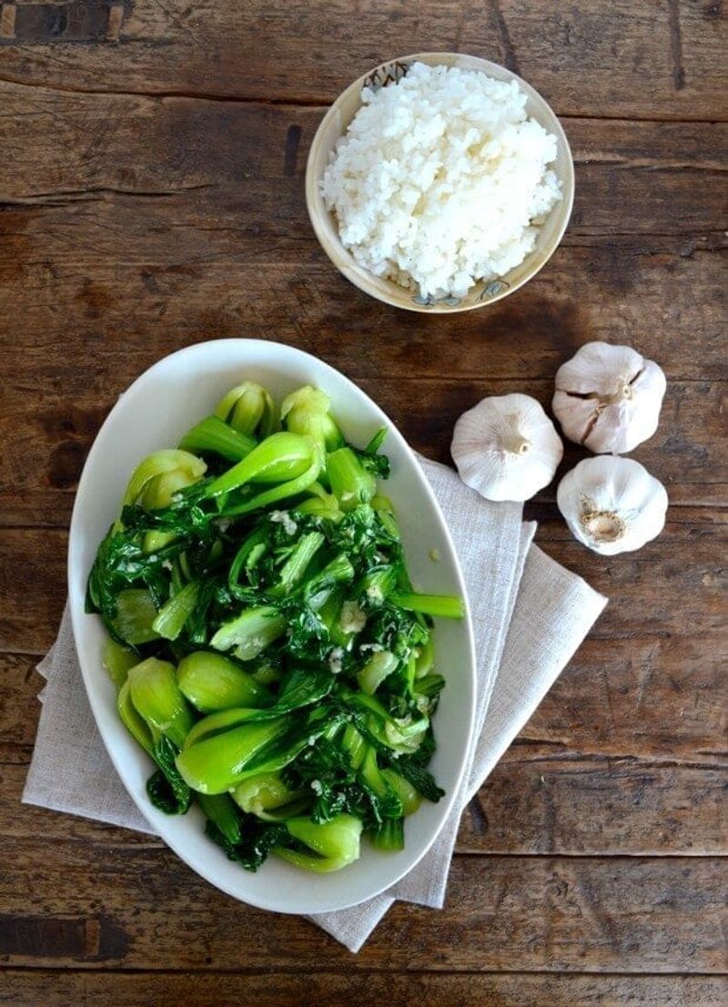 Garlic Bok Choy Stir-Fry