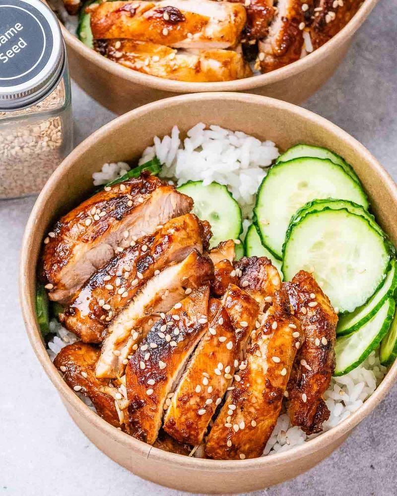 Chicken and Rice Meal Prep Bowls