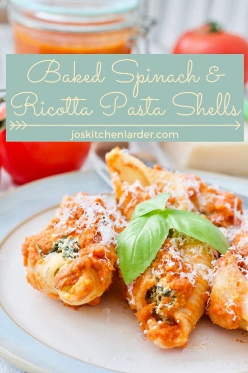 Spinach Ricotta Stuffed Shells