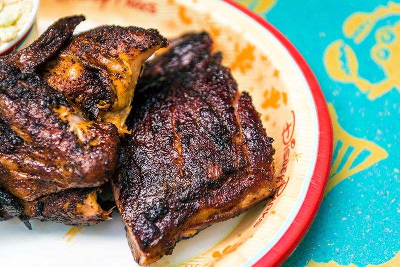 Half Chicken Hack at Flame Tree Barbecue