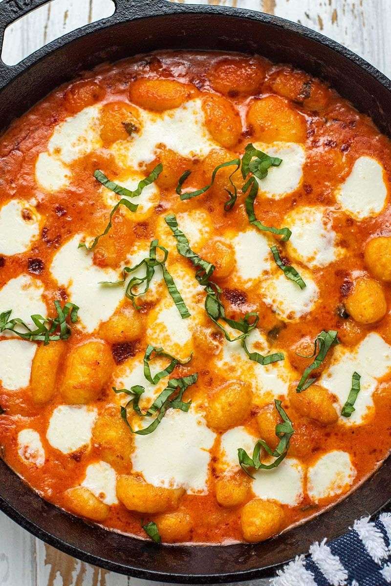 Cheesy Baked Gnocchi Marinara