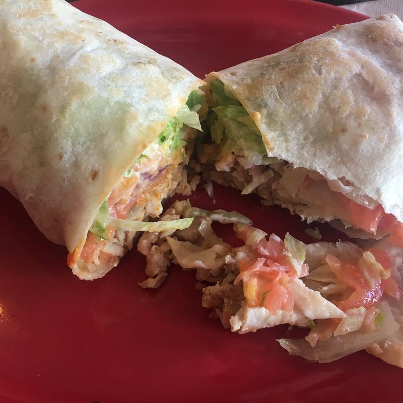 Indiana: Chicken Tinga Burrito at La Parada