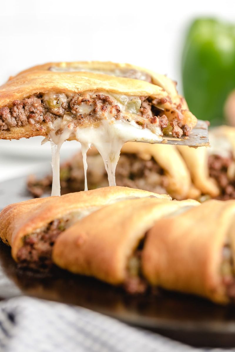 Philly Cheesesteak Crescents