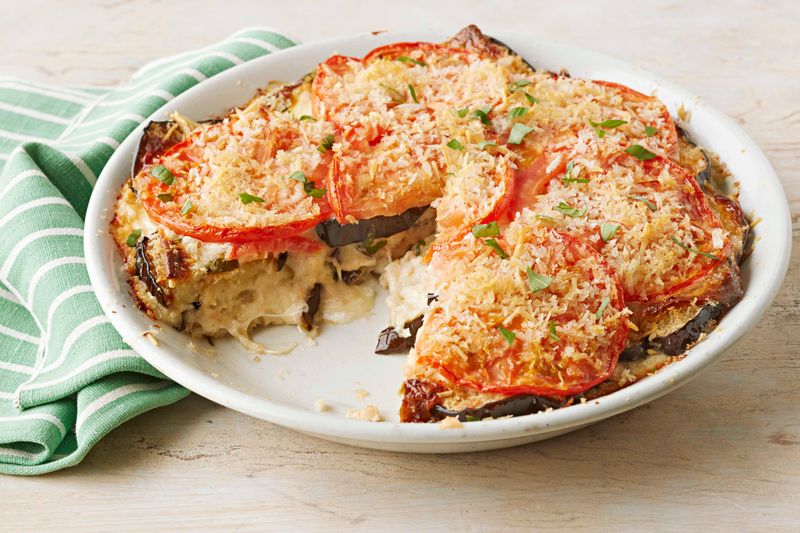 Eggplant Parmesan Pie