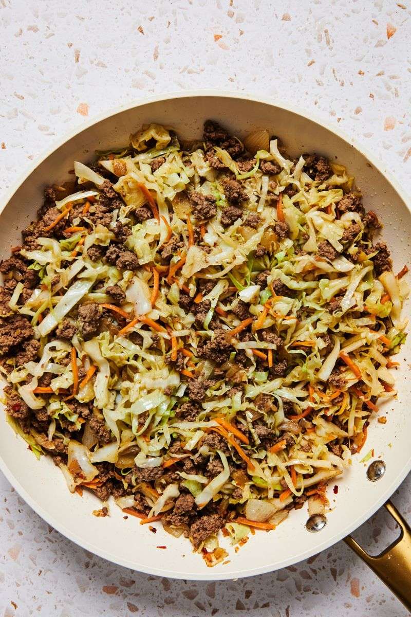 Corned Beef and Cabbage Stir-Fry
