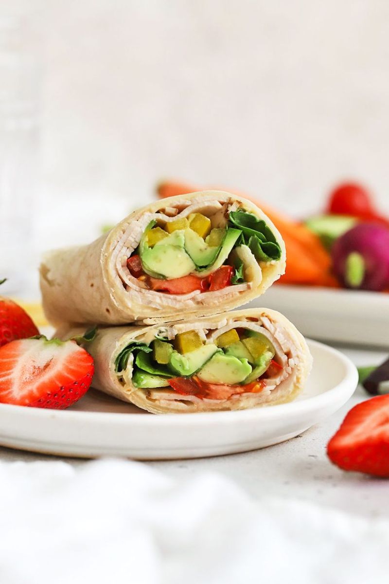 Turkey And Hummus Wrap