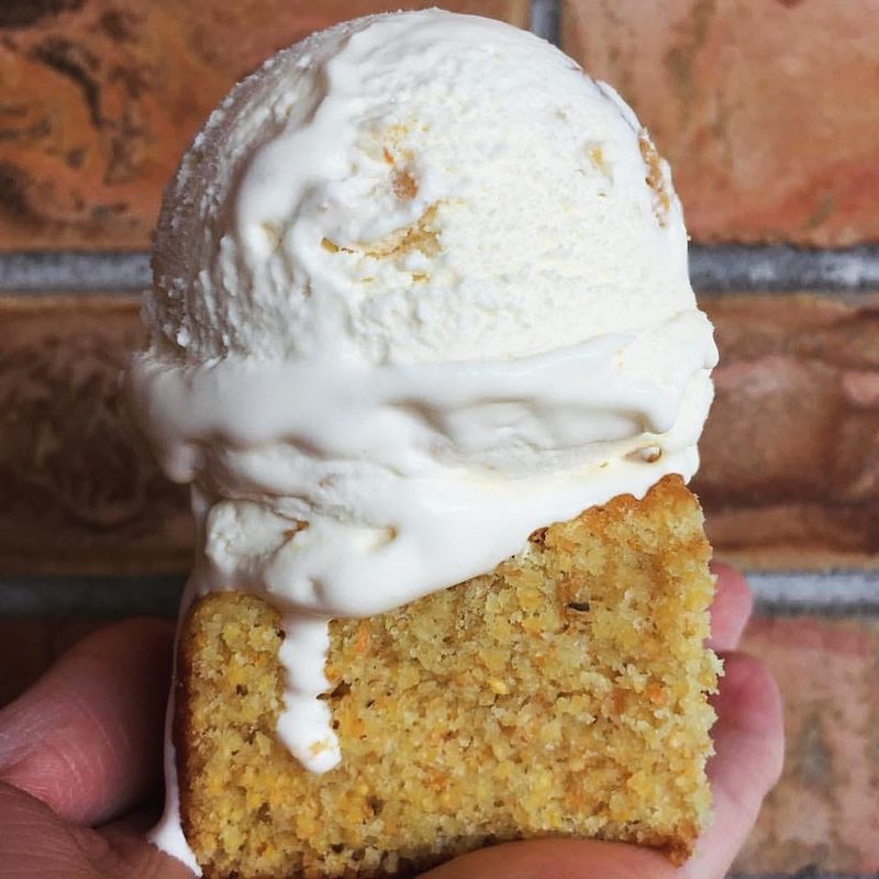 Cornbread Ice Cream