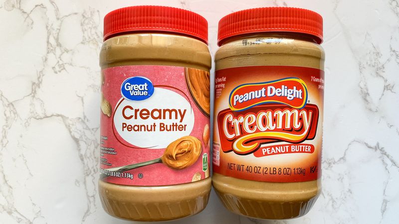Peanut butter near bulk or store brand