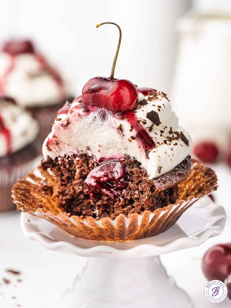 Black Forest Cupcake Sundaes