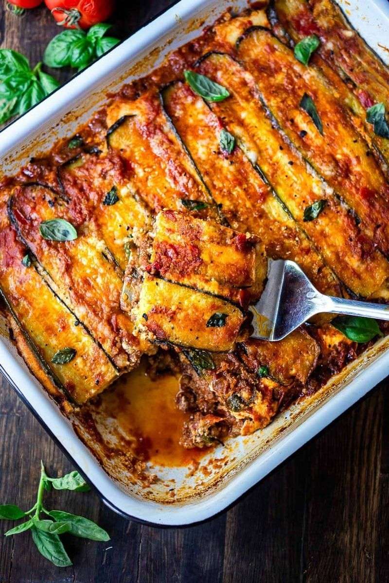 Sausage Zucchini Lasagna Bake