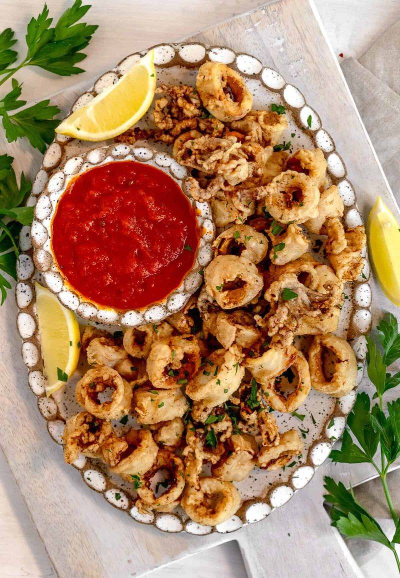 Fried calamari