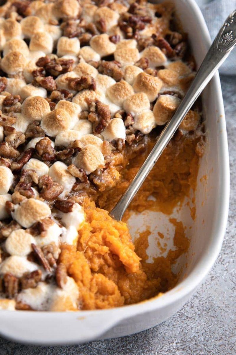 Marshmallow-Topped Sweet Potato Casserole
